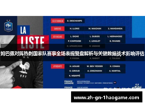 姆巴佩对阵热刺国家队赛事全场表现复盘解析与关键数据战术影响评估